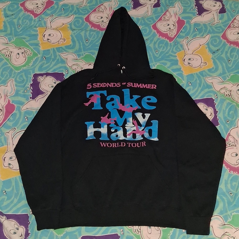 5 Seconds Of Summer Take My Hamd Tour Hoodie Hooded Sweatshirt